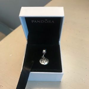 Pandora dangle flower charm